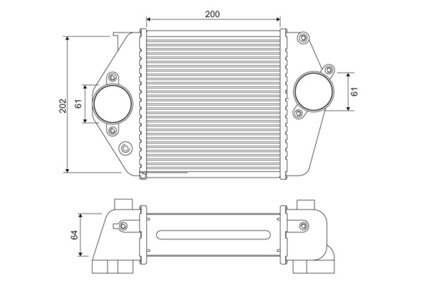 Valeo LadeluftküHler 818380 Aluminium FüR Mazda Hatchback GG Station Wagon GY 2-image