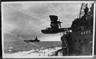 WW2 Supermarine Walrus catapulted from HMS Warspite official photo 13.5 by 8.5cm