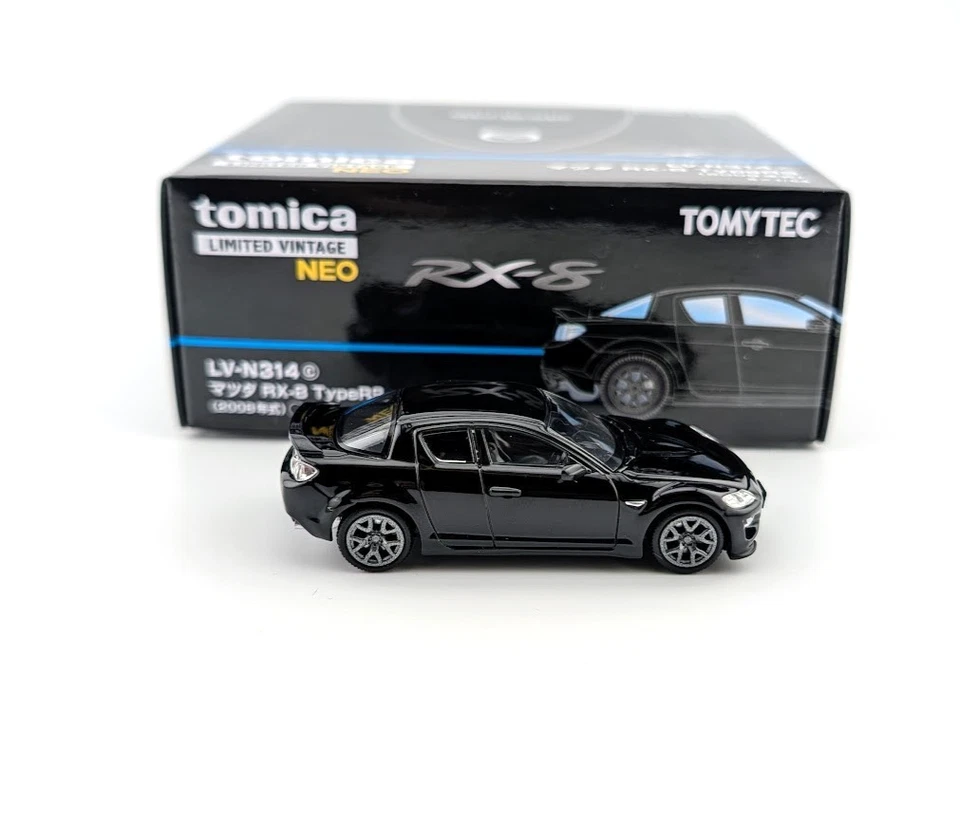 Tomica Limited 复古 2008 马自达 RX-8 TypeRS 黑色压铸汽车模型 LV-N314C — 第 4/4 张图片