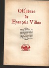 François VILLON: Oeuvres Illus par HERMANN-PAUL gd papier