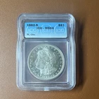1882 Morgan Dollar San Francisco ICG MS64 Proof-Like PL Obv. Silver $1 Coin