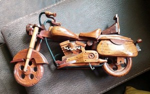 Handmade Wooden Toy Motorcycle Vietnam