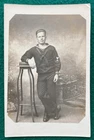 USS Sailor WW1 WWI Real Photo Postcard RPPC US Navy Military ship war 1918