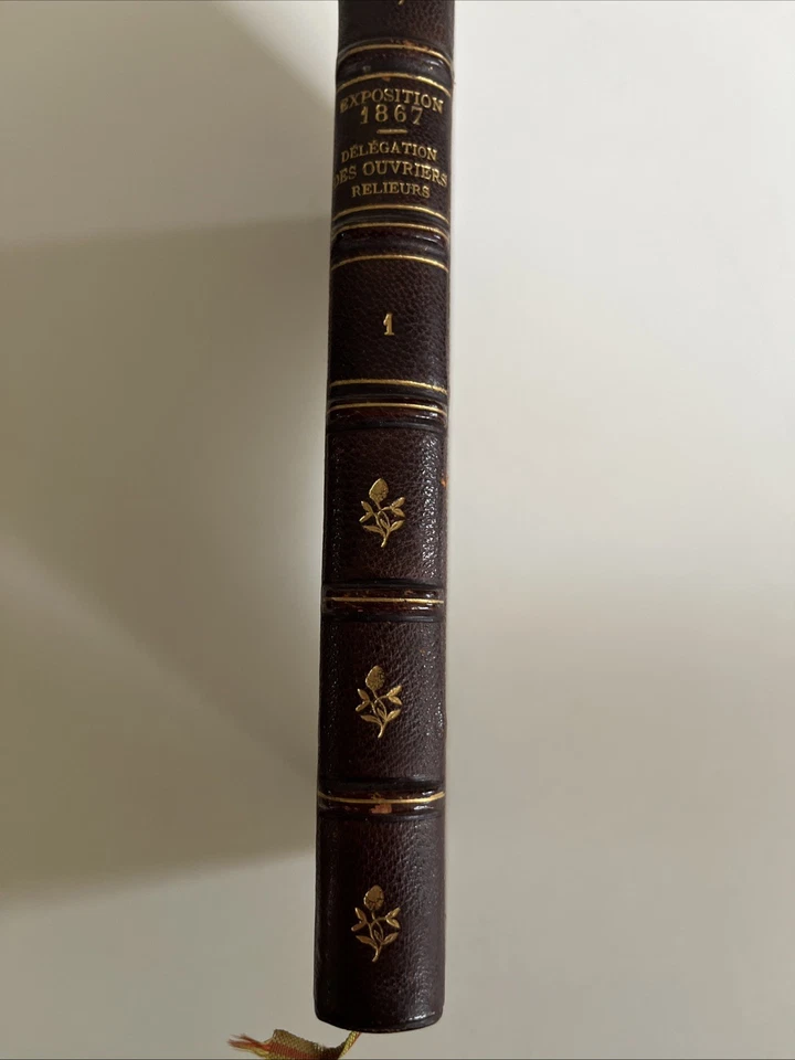 Délégation Ouvriers Relieurs Expo 1867 La Reliure Paris 1868 Chez M.Clemence - Photo 4/4