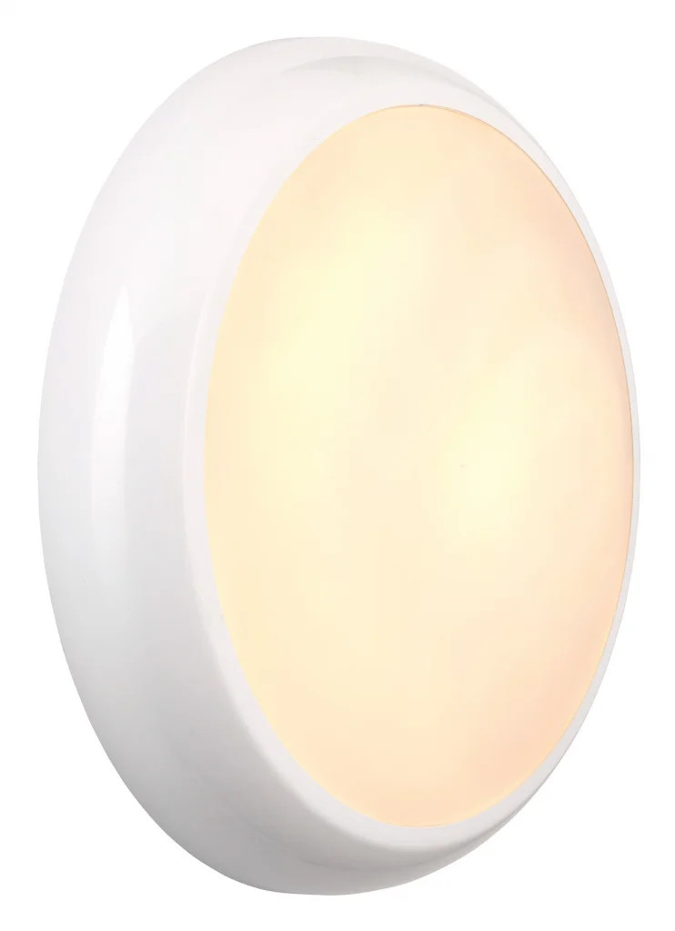 Bulkhead Light White HeroUltra CCT LED Tri Wattage IP65 15w Max Emergency Saxby