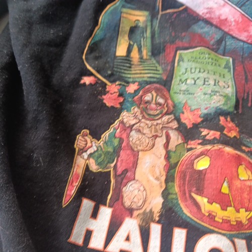 Universal Studios Halloween Horror Nights HHN 2022 Pullover Hoodie Size L Black - Picture 3 of 11