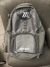 Marucci F5 Bat Pack Gray Durable Baseball Softball Backpack Equipment Bag