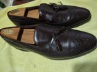 Allen Edmonds 10D Manchester Tassel Loafers Oxblood Leather Loafers Made In USA — photo 2