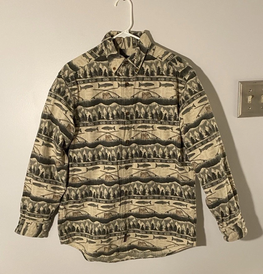 Woolrich Mens Shirt Size M Cotton Flannel Outdoor Adventures Hunting Camping
Opens in a new window o
