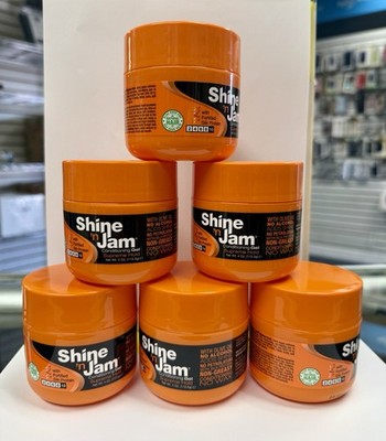 Pack of 6. Shine  n Jam Supreme Hold 10 Conditioning Gel 4oz Each. No Alcohol