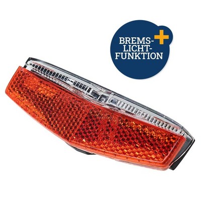 E-Bike LED Rücklicht Bremslichtfunktion und Reflektor 6V-60V Gepäckträgermontage