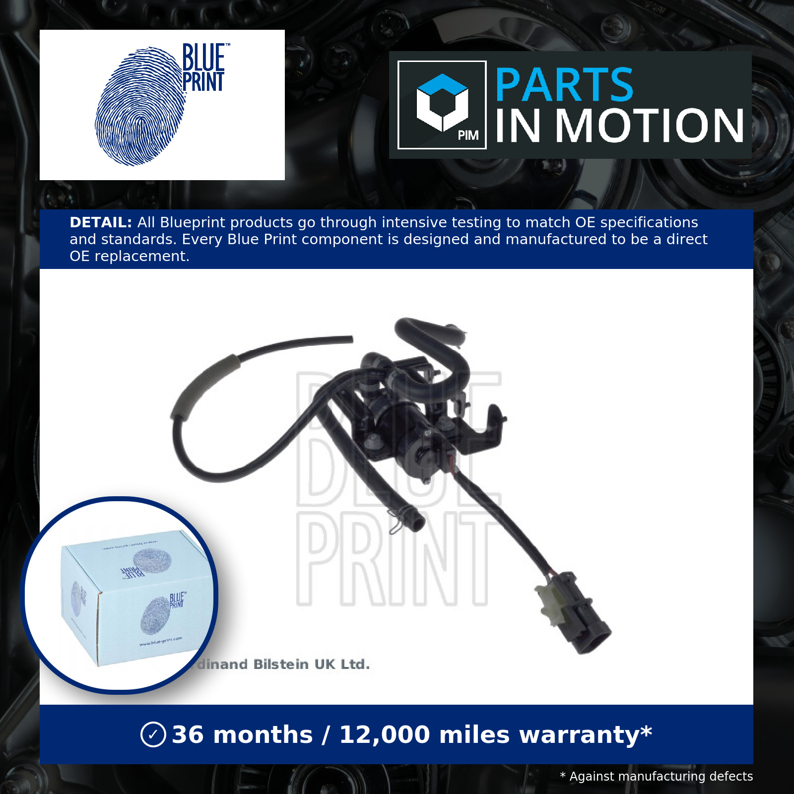 Washer Pump Front ADN10325 Blue Print 28621VC800 Genuine Top Quality Guaranteed