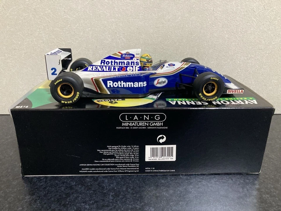 Modellino pressofuso Minichamps 1/18 Williams FW16 Renault 1994 Ayrton... - Immagine 4 di 4