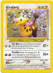 Neo Destiny - Girafarig Pokemon Card 66/105 NEAR MINT