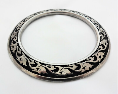 Jeremiah Watt Breast Collar Ring Martingale Stainless Steel Horse Tack Black New