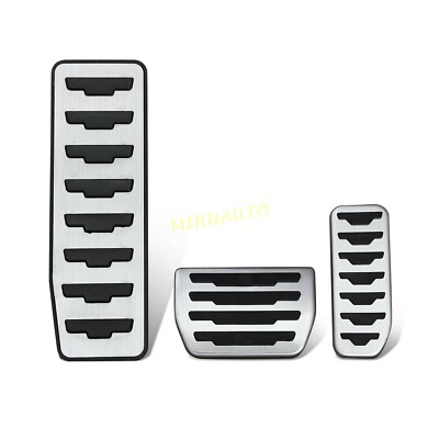 Footrest Gas Brake Pedal Cover Set For Range Rover Evoque Discovery Sport E-Pace