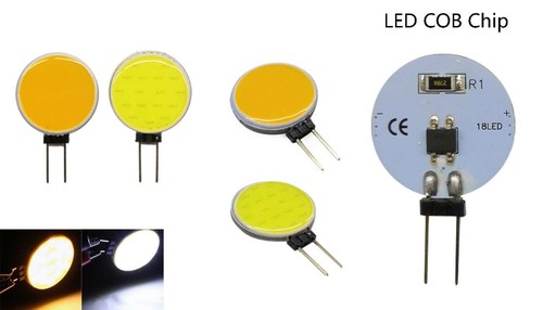 LED chip COB DC 12V cool white lights warm Headlight G4 4W 5W 7W 12W Round lamp - Picture 7 of 10