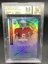 LOGAN THOMAS RC AUTO #24/49 ~ 2014 PANINI CONTENDERS CHAMPIONSHIP TICKET~BGS 9.5