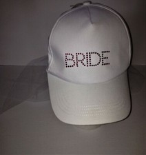 BRIDE Ball CAP WITH ATTACHED VEIL NEW Bachelorette Party Hat NWT Wedding Bridal