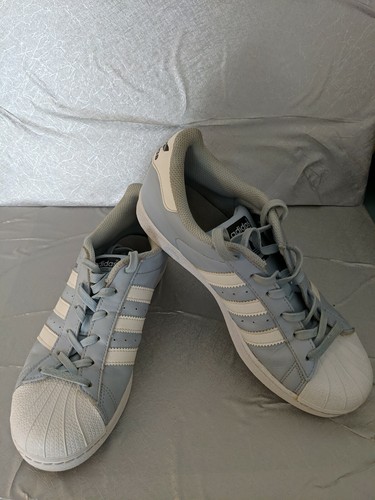 blue and white shell toe adidas