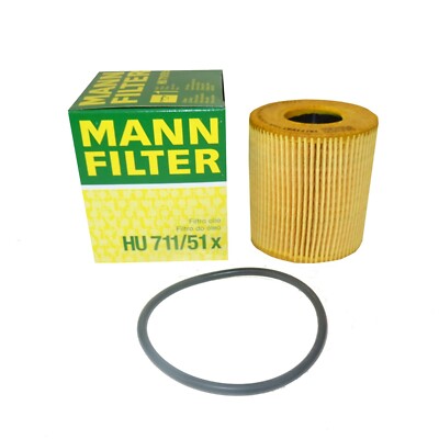 Original MANN Ölfilter HU711/51x  Citroen Fiat Ford Jaguar Lancia Mitsubishi 