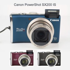Canon PowerShot SX200 lS 12.1MP 12x Wide Angle Optical Zoom CCD Digital Camera