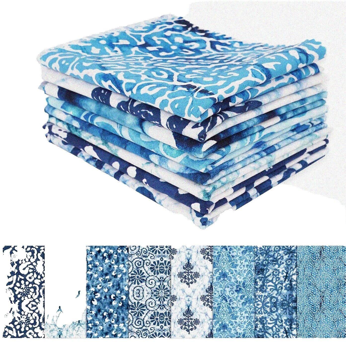 Batik, Hand-dyed Quilting Craft Tela Fat quarters, paquetes