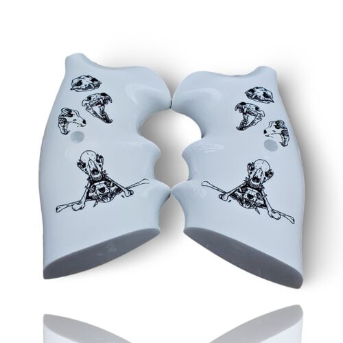 White Plexiglass Colt Python Grips – Limited Edition Luxury Art Collection - Picture 18 of 36