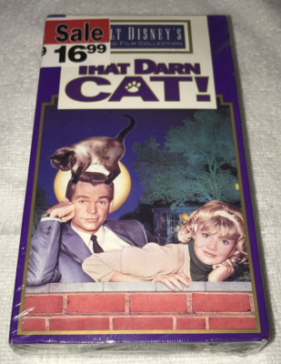 Sealed Walt Disneys Film Movie Video Collection VHS Tape That Darn Cat! NOS
