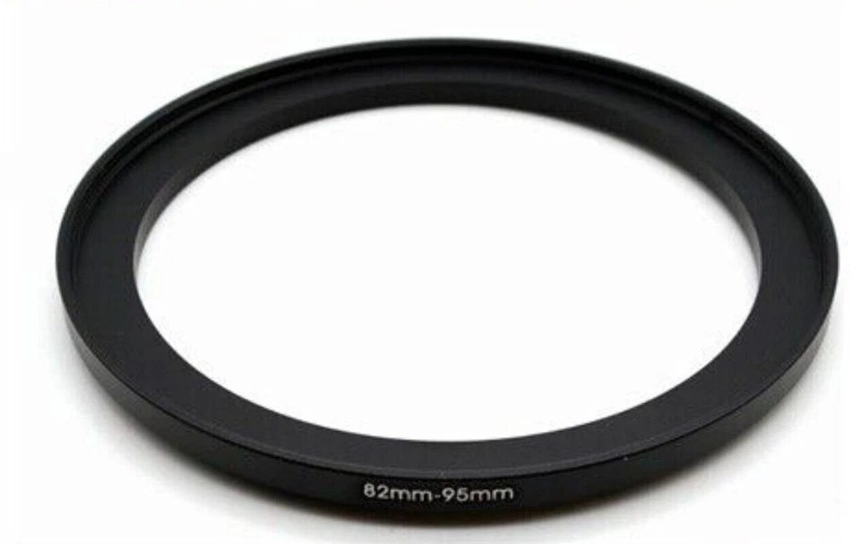 82-95mm Step-Up Metal Lens Adapter Filter Ring / 82mm Lens to 95mm Accessory - Image 3 of 3