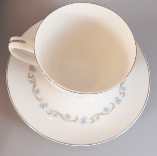 Mikasa Lydia Cup and Saucer Sets (4 Pair) Japan 226 Fine China Coffee - Picture 4 of 5