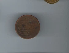 1834 Hard Times Token -  WP Haskins Troy NY -  worn