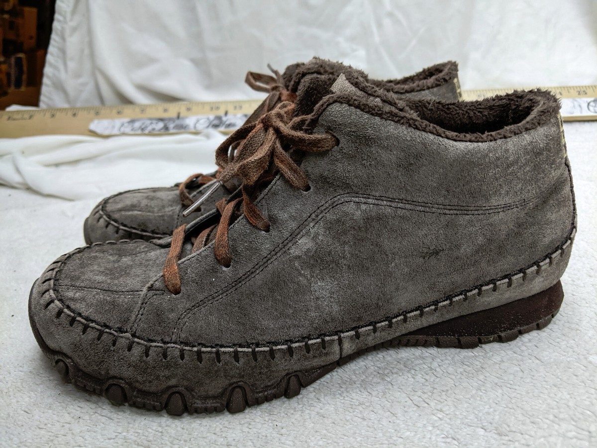 Skechers Women  Bikers Pole Suede Leather Boots size 9 Skechers New Bikers Totem Pole Chukka Brown Suede Leather  main image 2