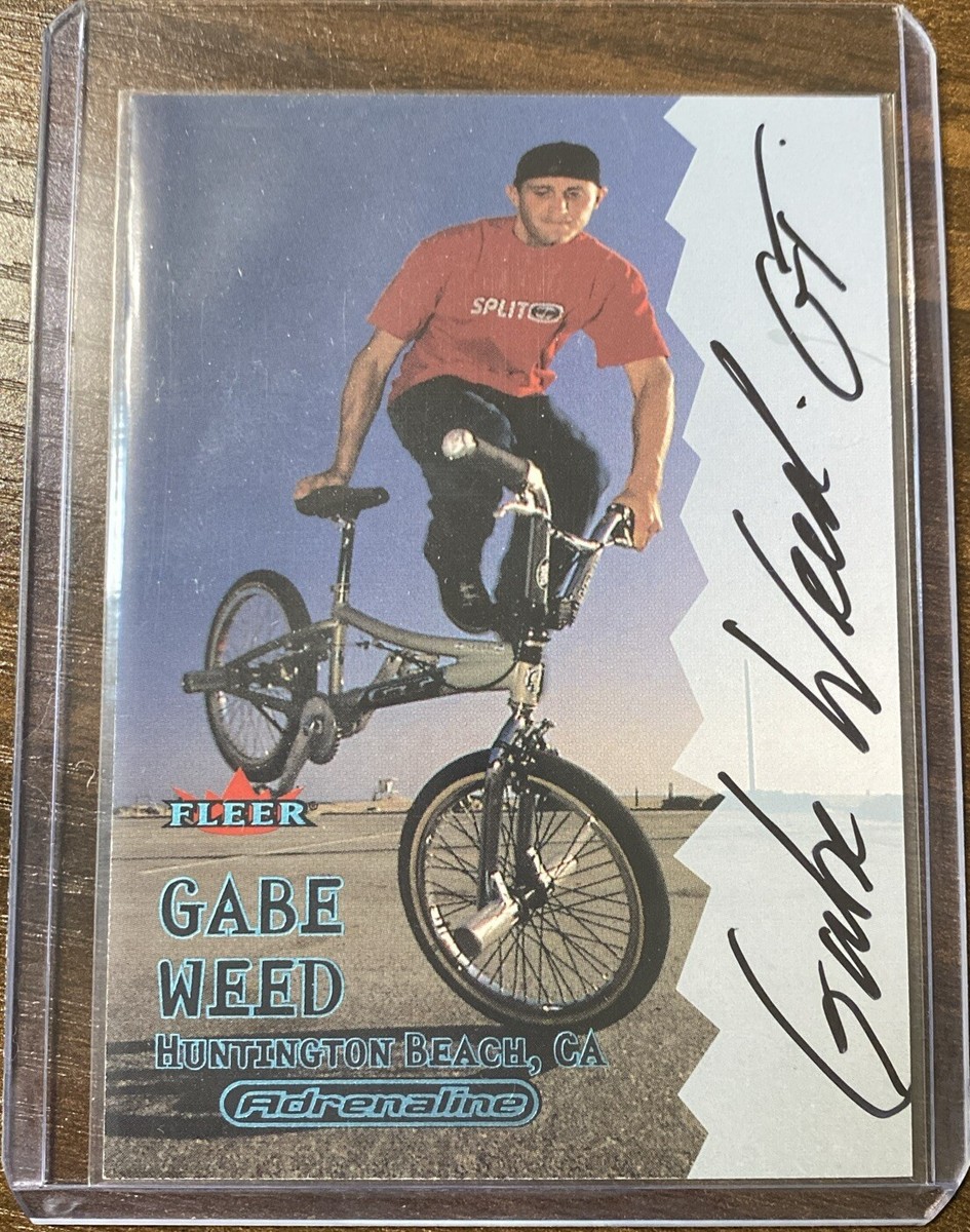2000 Fleer Adrenaline #A Gabe Weed Auto BMX GT Bikes VHTF Autograph Rookie  RC