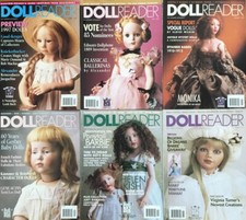 1997 Doll Reader Lot of SIX Magazines 25th Anniversary Year - Madame Alexander  