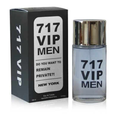 717 Vip Men Secret Plus 3.4oz EDP Spray for Men New Sealed Box
