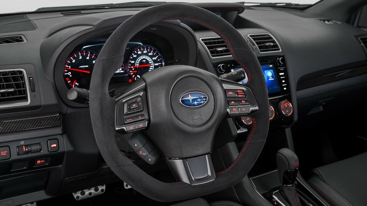 2015-2021 Subaru STI Type RA Suede Steering Wheel WRX STI