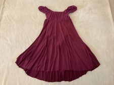A wish come true dance costume large child cranberry leotard dress Requiem 16297