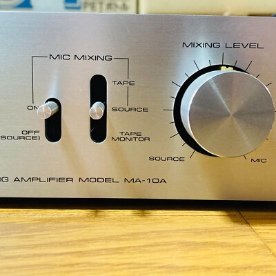 Pioneer MA-10A Microphone Mic Mixing Amplifier Vintage