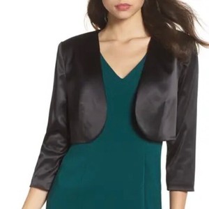 Short Satin Open Bolero Shrug Jacket 
