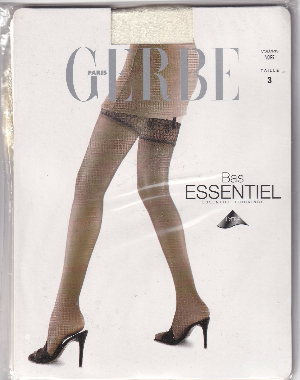 Bas Jarretière GERBE FUTURA 40 Deniers Coloris Chocolat. Taille 3 - 9½. Stay-ups - Foto 10