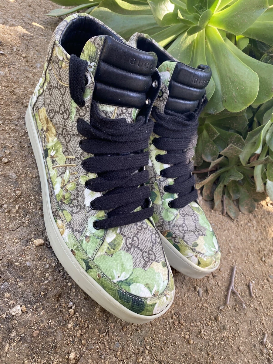 Gucci flower shoes mens 2025