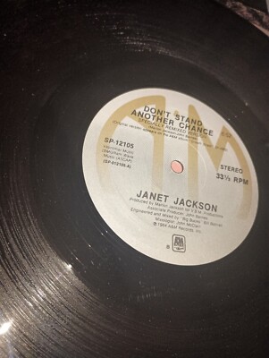 Janet Jackson - Don't Stand Another Chance, Very Good Condition