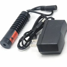 Adjustable 635nm 300mw Orange Red Dot Laser Diode Module 22x90mm 12V Adapter