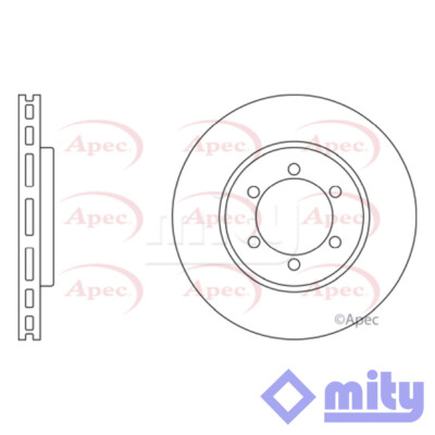 Fits Daewoo Musso Ssangyong 2.3 2.9 D TD 3.2 Brake Disc Front Mity 4144106211