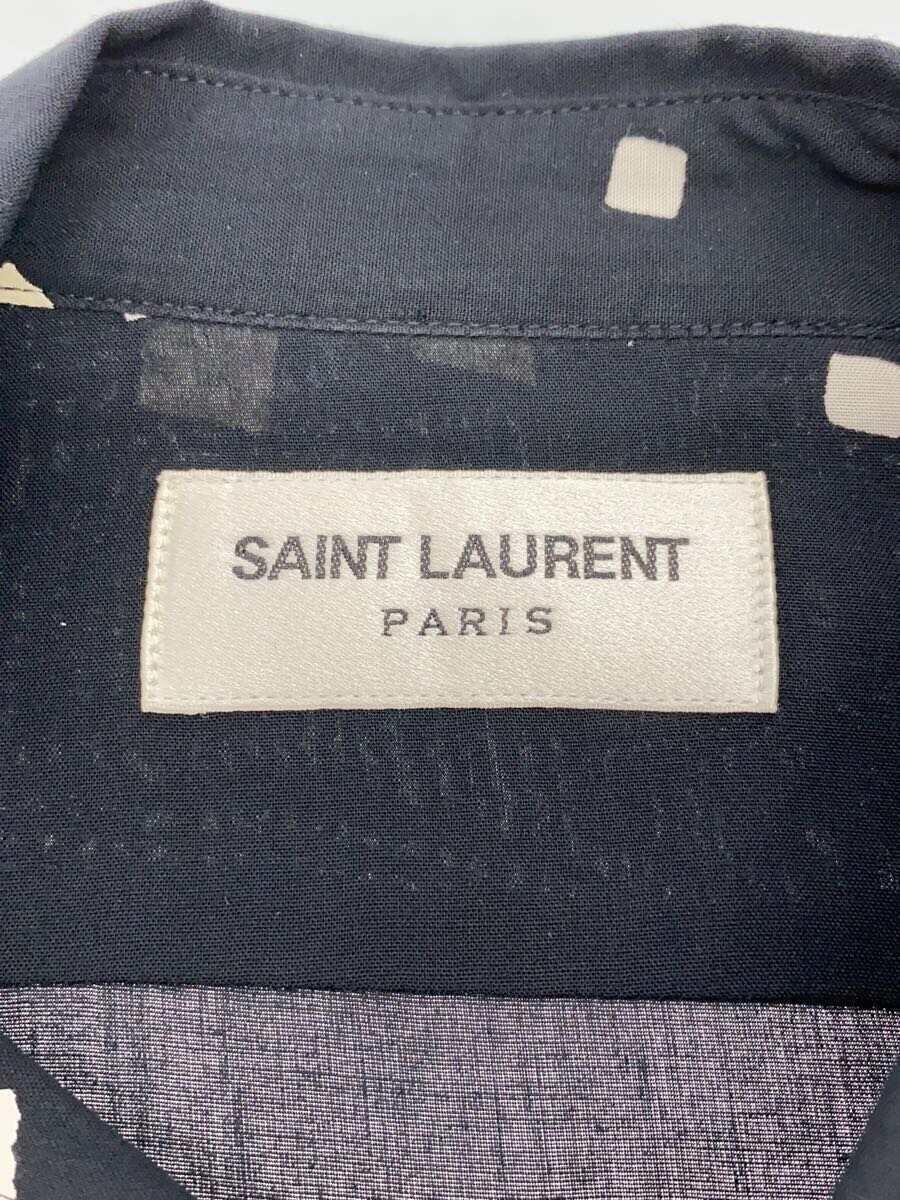 SAINT LAURENT Camicie Maniche Corte Rayon Nero 36 Usate