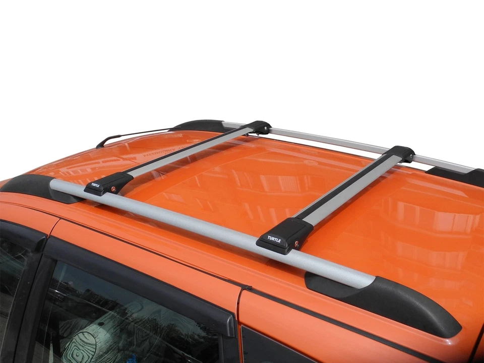 Barras transversales plateadas bloqueables para Audi A6 C5 Allroad Quattro 1999-2005 Foto 3 de 4