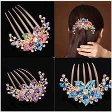 Haarkamm Haarklammer Haarspange Haarstyling Haarclips Glitzer Perlen f&uuml;r Damen