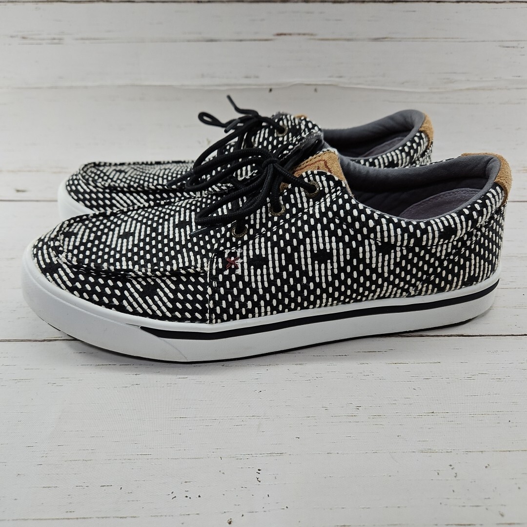 SAOLA Scarpe casual Twisted X uomo nere calci taglia 11 5 azteche stringate slip on MCA0046