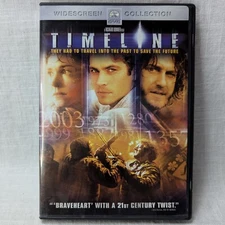 Timeline (DVD, 2004, Widescreen) Gerard Butler, Paul Walker, Frances O’Connor,